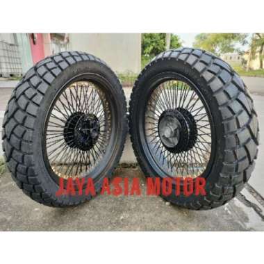 Sepaket Velg Ring 17 Jari Seribu Plus Ban Vixion Byson Scorpio R15V3 Multicolor