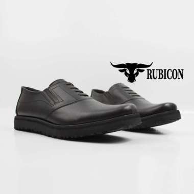 SEPATU RUBICON PDH PDL POLISI POLRI TNI SECURITY RESMI JATAH FORMAL DIJAMIN KULIT ASLI ORIGINAL PDH 