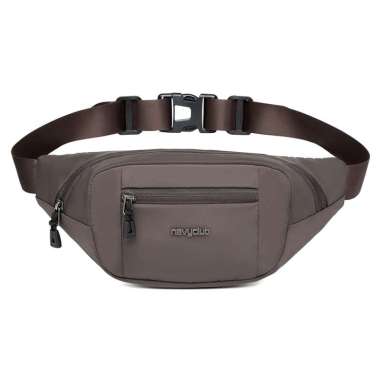 Navy Club Tas Pinggang Waist Bag FJGB - Tas Pria Tas Wanita - Crossbody Bags Tas Outdoor Coffee