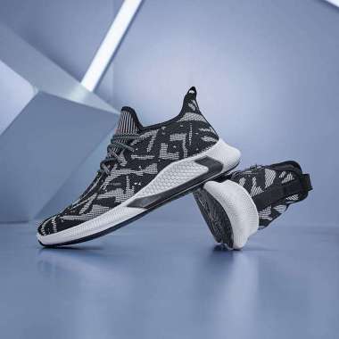 Sepatu Pria Phantom Vol 2 Sepatu Sneakers Running Gym 43 hitam