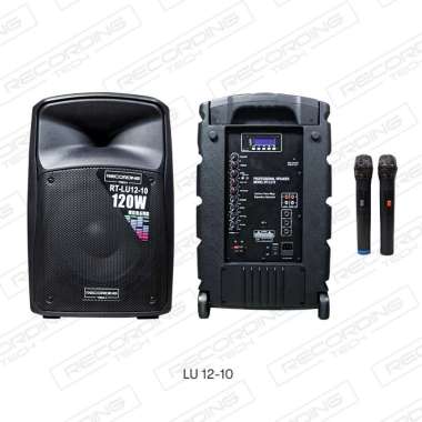 Recording Tech LU12-10 / LU 12-10 Speaker Portable Bluetooth 10inch