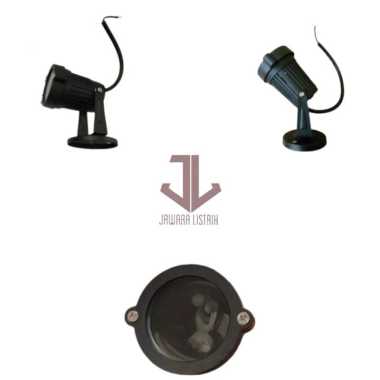 KAP LAMPU TAMAN TEMPEL MR16 IP65 SPOT LIGHT LAMPU SOROT COLOK