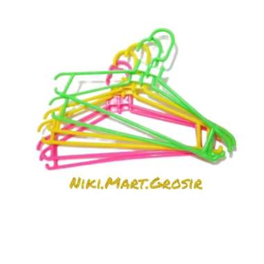 Hanger / Gantungan Baju Plastik Besar Warna