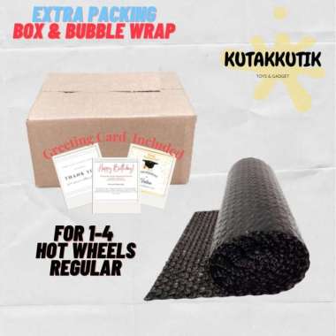Extra Packing Box Dus Bubble Wrap untuk Hot Wheels