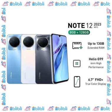 INFINIX Note 12 2023 NFC 8GB/128GB | Garansi Resmi Tuscany Blue
