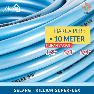 TRILLIUN SUPERFLEX SELANG AIR 10 METER ELASTIS 5/8 Inch