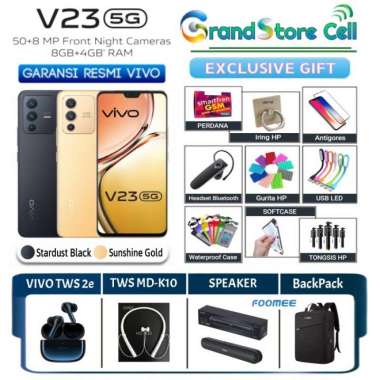 VIVO V23 5G RAM 8/128 GB | VIVO V 23 5G RAM 12/128 GB GARANSI RESMI