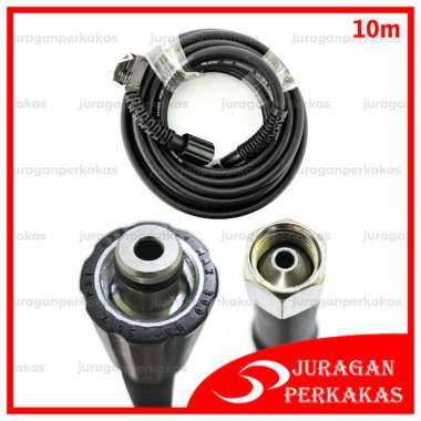 SELANG JET CLEANER 10 METER MOLLAR - SELANG MESIN STEAM MOBIL MOTOR Multicolor