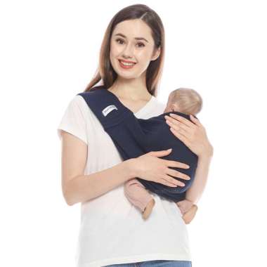 Malilkids Gendongan Bayi Geos Sling Pouch Waffle Knit Double Layer (Dengan Busa di Pundak) Size M Na