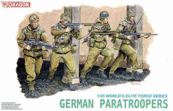 Figure German Paratroopers Skala 1:35 Mokit Dragon
