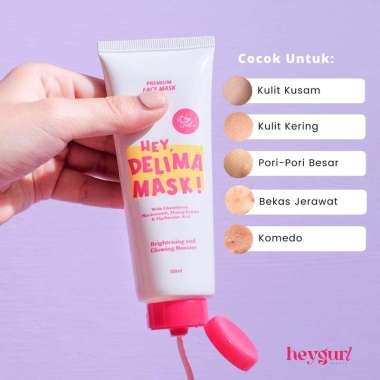 Hey Gurl Delima Matcha Mask Clay Mask Masker Wajah Delima Matcha HeyGurl Hey Gurl!