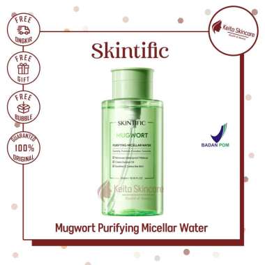 SKINTIFIC Mugwort Purifying Micellar Water Soother &amp; Calms Skin 300ml