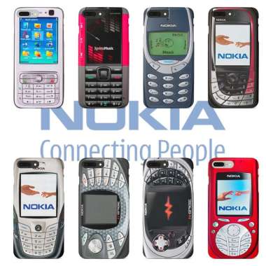 Custom Case Handphone Jadul Nokia Series Nostalgia Collection glasscase n gage