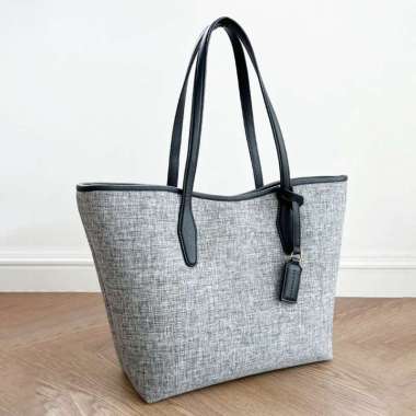 Femmebravile - Gaby Canvas - Tote Bag - Tas Bahu - Tas Tangan Charcoal Medium