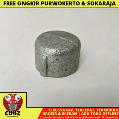 1/2 INCH / G DOP DRAT DALAM TUTUP PENUTUP SAMBUNGAN PIPA BESI
