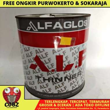 ALFAGLOS THINNER PENGENCER CAT 5 KG PER GALON