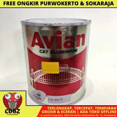 AVIAN BROWN ALLUMUNIUM CAT KAYU BESI 1 KG PER KALENG