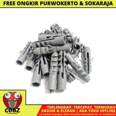 S 12 / NM Fisher Viser Dudukan Baut Sekrup Tembok PVC Ecer Biji