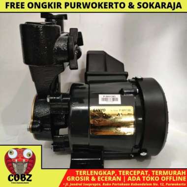 SANYO PWH 138 C POMPA AIR SUMUR DANGKAL SEMI JET PUMP NON OTOMATIS
