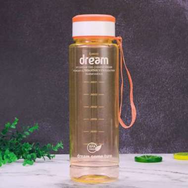 Botol Minum My Dream 1000ML My Bottle Dream Infused Water 1 Liter Orange