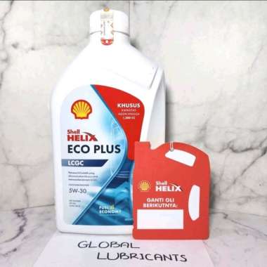 Shell Helix ECO PLUS 5W-30 1 Liter (Oli Mesin LCGC Full Synthetic)