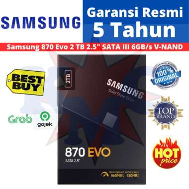 SAMSUNG SSD 870 EVO 2 TB 2.5" SATA III 870 EVO 2TB RESMI