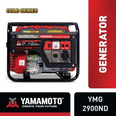 Generator Listrik 1000 Watt YAMAMOTO Genset Gold Series YMG 2900 ND