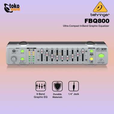 Behringer MiniFBQ FBQ800 - Mini Graphic Equalizer