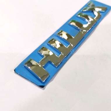 Emblem logo Hilux crome variasi hiasan logo model tempel