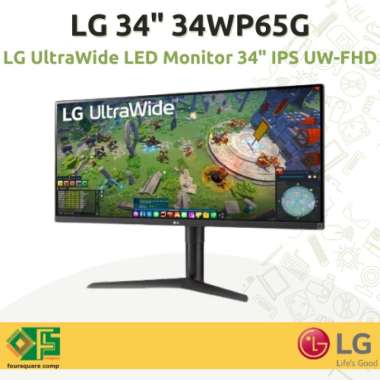 LED LG UltraWide 34WP65G-B Monitor 34 Inch IPS Flat FullHD Resmi