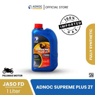Oli Samping Motor 2T ADNOC Voyager Supreme 2T Plus Fully Synthetic (1L)