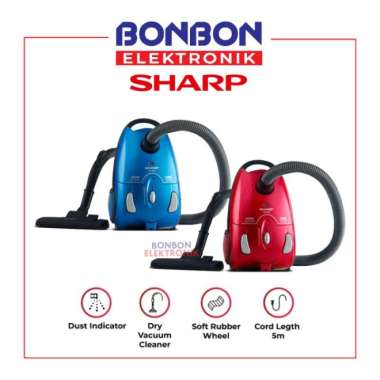 Promo Sharp Vacuum Cleaner Ec-8305 / Ec8305 / Ec-8305-B/P Merah Muda