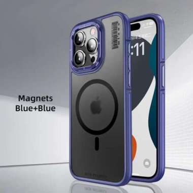 Original Wlons Magsafe Case iPhone 15 Plus Pro Max iPhone 15 Pro Blue
