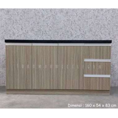 Kitchen set bawah 4Pintu Granit Doff ( Free Ongkir Cilegon serang cek deskripsi chat )