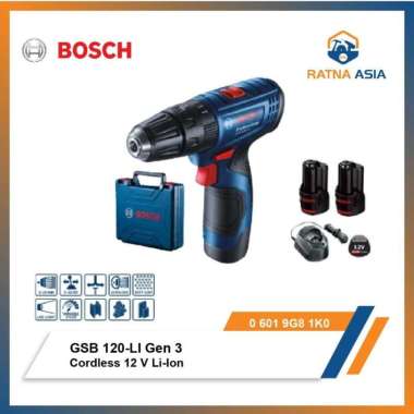 Mesin Bor / Cordless Impact Drill Bosch GSB 120-LI / GSB 120 LI