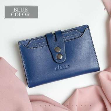 VERISH dompet wanita / dompet kulit asli Alona Tianna dompet atm dompet kartu biru
