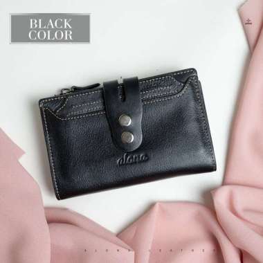 VERISH dompet wanita / dompet kulit asli Alona Tianna dompet atm dompet kartu hitam
