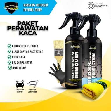 Paket perawatan kaca mobil / pembersih jamur kaca / coating kaca