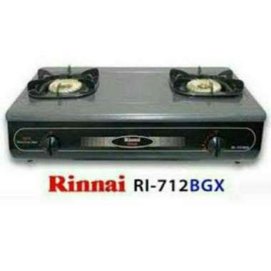 RINNAI RI-712 BGX KOMPOR GAS 2 TUNGKU / RI 712 BGX / RINNAI RI712BGX