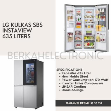 LG KULKAS SBS INSTAVIEW 635L - GCQ257CSFS