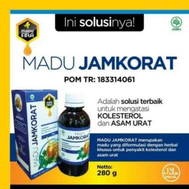 Jamkorat / Madu Jamkorat 280gr / Madu Asam Urat Rhematik Dan Kolestrol