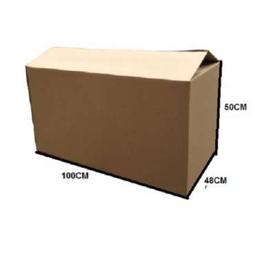 Kardus Box Jumbo | Karton Box Besar Polos 100 x 48 x 50 CM