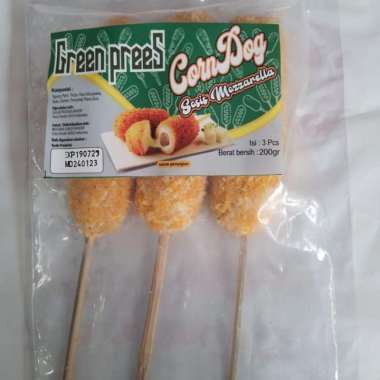 Green Prees Corndog Sosis Mozarella