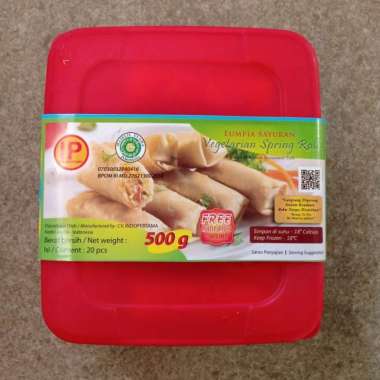 Lumpia Sayuran Veg Spring Roll IP free Container Box 500 grm boe
