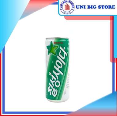 Lotte Chilsung Cider Air Soda Sparkling 250 ml Korea Soda Perasa