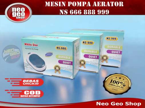 NIKITA STAR NS 666 888 999 NS666 NS888 NS999 AERATOR 2 LUBANG AIRPUMP AQUARIUM NS888