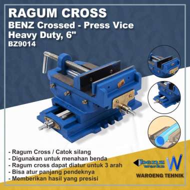 Ragum Cross 6" BZ9014 BENZ Crossed Type Press Vice
