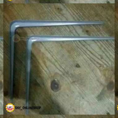 1 Pasang Siku Dinding / Siku Rak 10×12" Inch 20×25cm