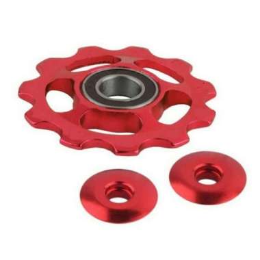 PULLEY GEAR RD SEPEDA BEARING 11T SELI/MTB (RED)