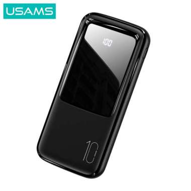 USAMS PB58 Powerbank 10000mAh Dual Input LED Display Hitam